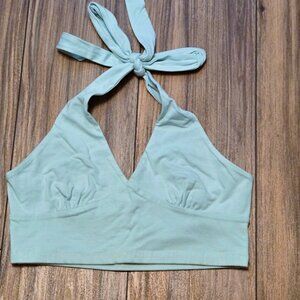 832. NWT Tilly's Mint Green Halter Top Size Large NEW